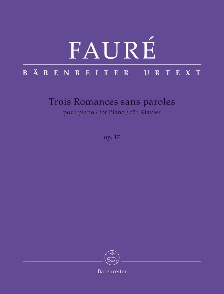 Trois Romances sans Paroles Op. 17 No. 52